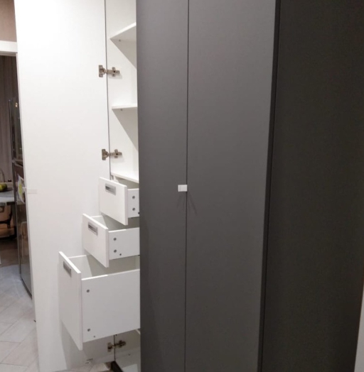 Распашные шкафы-Шкаф с распашными дверями на заказ «Модель 58»-фото5