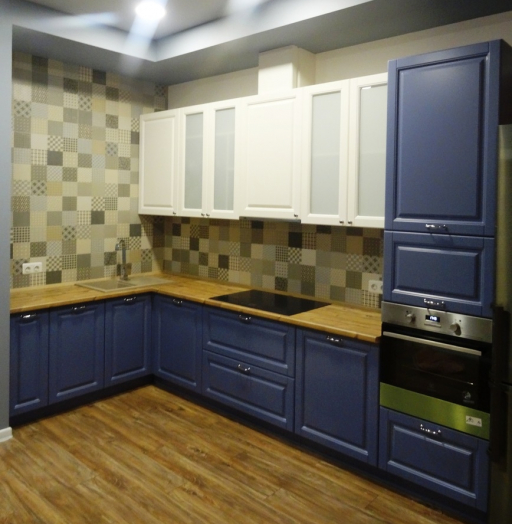 Встроенная кухня-Кухня МДФ в ПВХ «Модель 305»-фото8